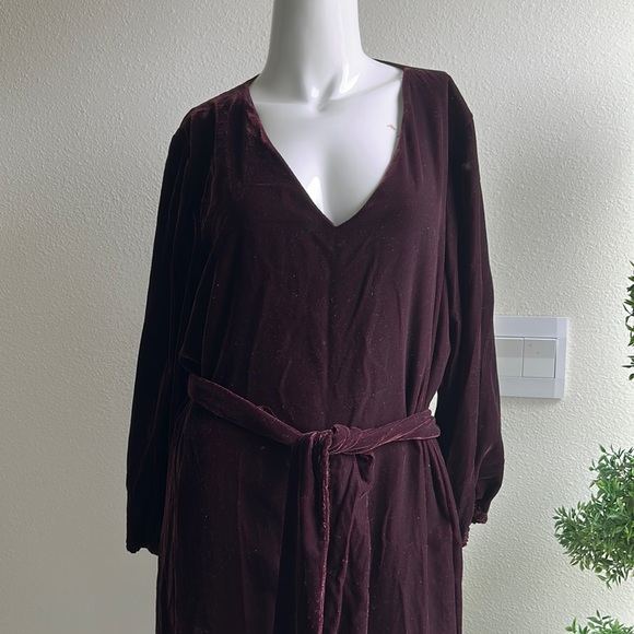 LAUREN RALPH LAUREN VELVET DRESS SIZE 14 MSRP $175.00 NWT - Picture 2 of 11